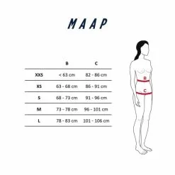 Calzamaglia MAAP Team Evo Thermal Blu Opaco Donna -Negozio online Maglie ciclismo Italia maa w cldown st v1