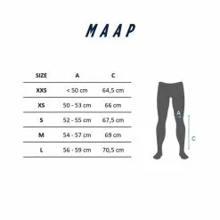 Ginocchiere MAAP Base Blu Navy -Negozio online Maglie ciclismo Italia maap perneras st v1