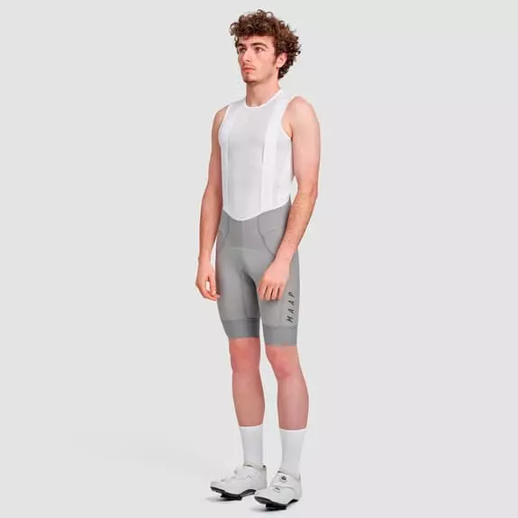 Salopette MAAP Team Evo Grigio Ombra Bianco 2 Salopette MAAP Team Evo Grigio Ombra Bianco - immagine 2