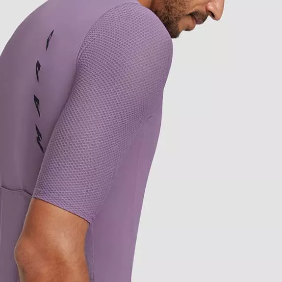 Maglia MAAP Evade Pro Base Manica Corta Violetto Nero 6 Maglia MAAP Evade Pro Base Manica Corta Violetto Nero - immagine 6