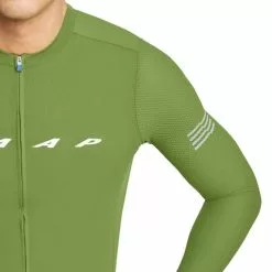 Maglia MAAP Evade Pro Base Manica Lunga Verde Intenso -Negozio online Maglie ciclismo Italia map mal103 was 004