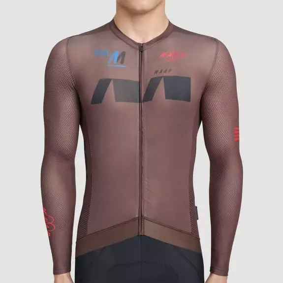 Maglia MAAP Trace Pro Air Manica Lunga Bruno Lilla 4 Maglia MAAP Trace Pro Air Manica Lunga Bruno Lilla - immagine 4