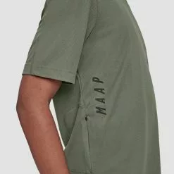 Maglia MAAP Alt_Road Ride Tee 2.0 Manica Corta Verde Bosco Chiaro -Negozio online Maglie ciclismo Italia map mat061 clvr 006
