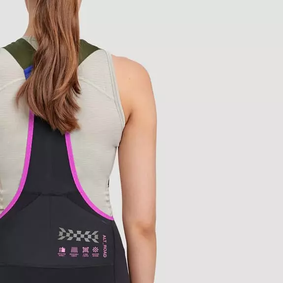 Salopette MAAP Alt_Road Cargo Nero Verde Oliva Rosa Donna 5 Salopette MAAP Alt_Road Cargo Nero Verde Oliva Rosa Donna - immagine 5