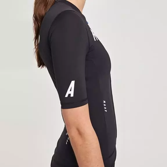 Maglia MAAP Training Manica Corta Nero Intenso Bianco Donna 5 Maglia MAAP Training Manica Corta Nero Intenso Bianco Donna - immagine 5