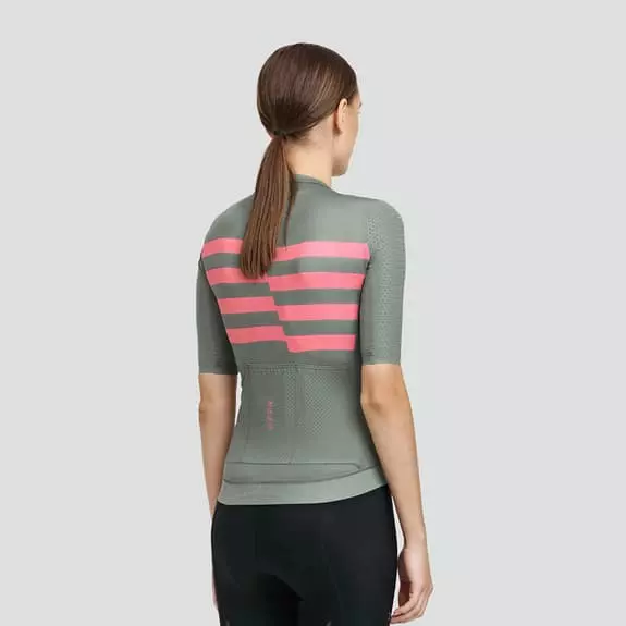 Maglia MAAP Emblem Pro Hex Manica Corta Verde Erba Donna 3 Maglia MAAP Emblem Pro Hex Manica Corta Verde Erba Donna - immagine 3