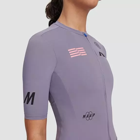 Maglia MAAP Fuse Pro Manica Corta Lilla Grigio-blu Donna 5 Maglia MAAP Fuse Pro Manica Corta Lilla Grigio-blu Donna - immagine 5