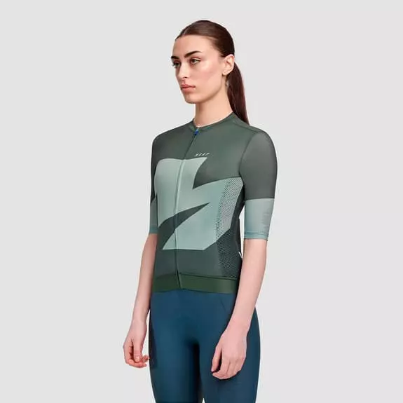 Maglia MAAP Evolve Pro Air Manica Corta Verde Scuro Grigio-blu Donna 2 Maglia MAAP Evolve Pro Air Manica Corta Verde Scuro Grigio-blu Donna - immagine 2