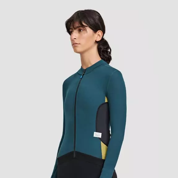 Maglia MAAP Alt_Road Manica Lunga Turchese Scuro Donna 2 Maglia MAAP Alt_Road Manica Lunga Turchese Scuro Donna - immagine 2