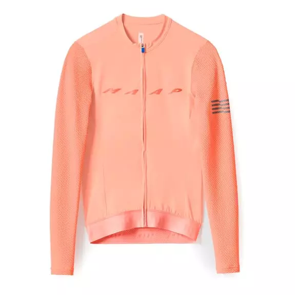 Maglia MAAP Evade Pro Base Manica Lunga Rosso Corallo Chiaro Donna 1 Maglia MAAP Evade Pro Base Manica Lunga Rosso Corallo Chiaro Donna