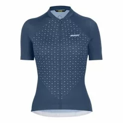 Maglia Mavic Sequence Manica Corta Blu Donna
