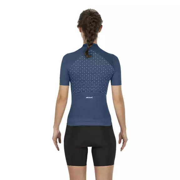 Maglia Mavic Sequence Manica Corta Blu Donna 5 Maglia Mavic Sequence Manica Corta Blu Donna - immagine 5