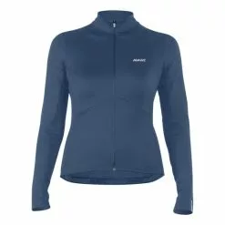 Maglia Mavic Sequence Manica Lunga Blu Scuro Donna
