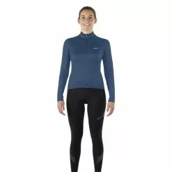 Maglia Mavic Sequence Manica Lunga Blu Scuro Donna -Negozio online Maglie ciclismo Italia mv t000046 003