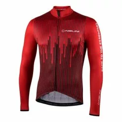 Maglia Nalini New Fit Manica Lunga Rosso Granata