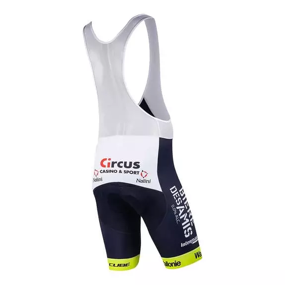 Nalini Salopette Team Intermarché-Wanty-Gobert Training 2023 Verde Bianco 2 Nalini Salopette Team Intermarché-Wanty-Gobert Training 2023 Verde Bianco - immagine 2