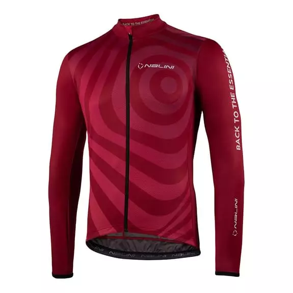 Maglia Nalini Coffee Manica Lunga Rosso Scuro 1 Maglia Nalini Coffee Manica Lunga Rosso Scuro