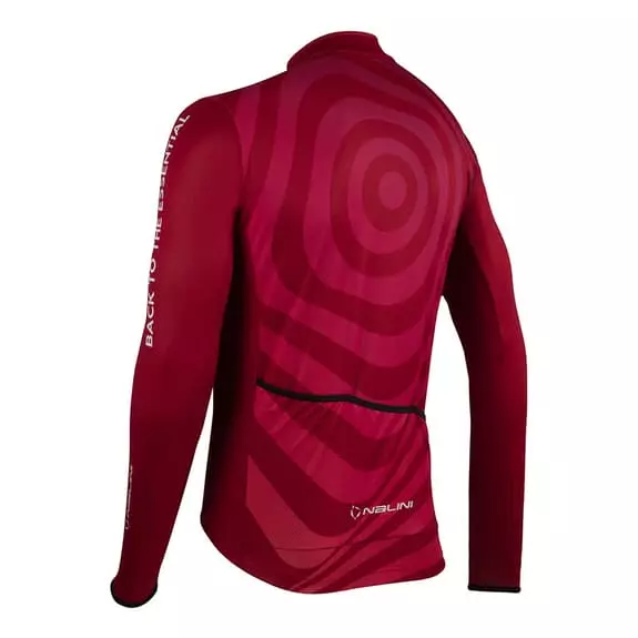 Maglia Nalini Coffee Manica Lunga Rosso Scuro 2 Maglia Nalini Coffee Manica Lunga Rosso Scuro - immagine 2