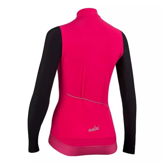 Maglia Nalini Lady Fit Manica Lunga Rosa Nero Donna 2 Maglia Nalini Lady Fit Manica Lunga Rosa Nero Donna - immagine 2