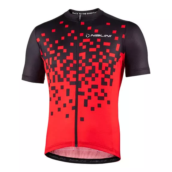 Maglia Nalini New Atlanta Manica Corta Nero Rosso 1 Maglia Nalini New Atlanta Manica Corta Nero Rosso