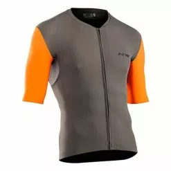 Maglia Northwave Extreme Manica Corta Marrone Arancione