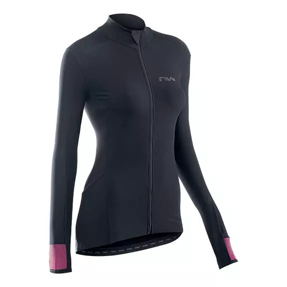 Maglia Northwave Fahrenheit Manica Lunga Nero Lilla Donna 1 Maglia Northwave Fahrenheit Manica Lunga Nero Lilla Donna