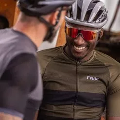 Maglia Northwave Blade Air Manica Corta Verde Oliva Nero -Negozio online Maglie ciclismo Italia nw nw22 89221014 47 005