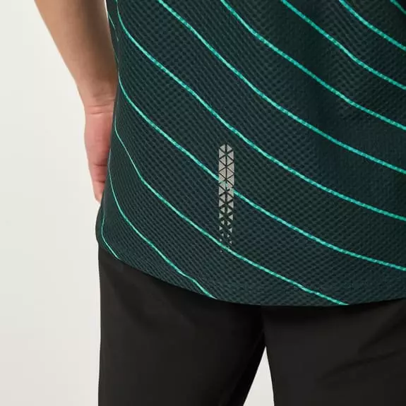 Maglia Oakley Seeker '75 Manica Corta Verde Blu Scuro 6 Maglia Oakley Seeker '75 Manica Corta Verde Blu Scuro - immagine 6