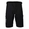 Pantaloni Corti POC Resistance Ultra Senza Fondello Nero Bianco