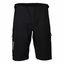 Pantaloni Corti POC Resistance Ultra Senza Fondello Nero Bianco