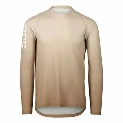 Maglia POC Essential MTB Lite Manica Lunga Beige Chiaro