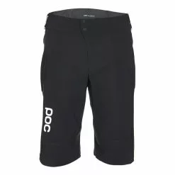 Pantaloni Corti POC Essential MTB Senza Fondello Nero Donna