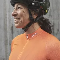 Maglia POC Essential Road Manica Corta Arancione Nero Donna -Negozio online Maglie ciclismo Italia pc 53290 1823 005