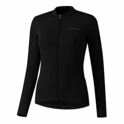 Maglia Shimano Kaede Thermal Manica Lunga Nero Scuro Donna