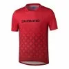 Maglia Shimano Myoko Manica Corta Rosso