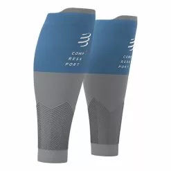 Calze A Compressione Compressport R2V2 Blu Grigio
