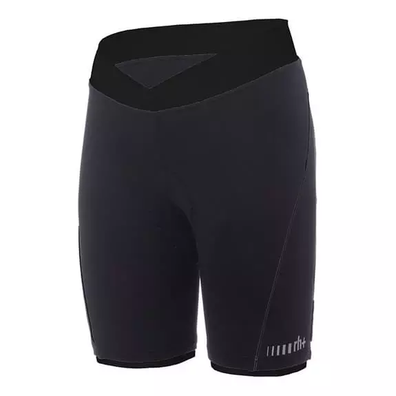 Pantaloncini Rh+ Pista Nero Donna 1 Pantaloncini Rh+ Pista Nero Donna