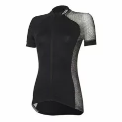 Maglia Rh+ Elite Evo Manica Corta Nero Grigio Scuro Donna