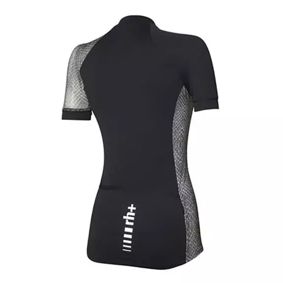 Maglia Rh+ Elite Evo Manica Corta Nero Grigio Scuro Donna 2 Maglia Rh+ Elite Evo Manica Corta Nero Grigio Scuro Donna - immagine 2