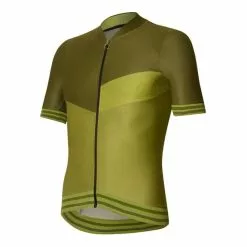 Maglia Rh+ Jonny Mole Gravel Manica Corta Verde Scuro