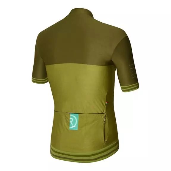 Maglia Rh+ Jonny Mole Gravel Manica Corta Verde Scuro 2 Maglia Rh+ Jonny Mole Gravel Manica Corta Verde Scuro - immagine 2