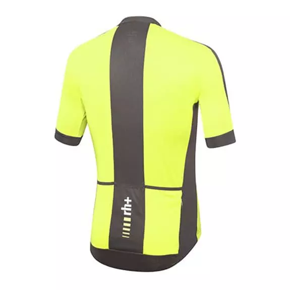 Maglia Rh+ New Primo Manica Corta Grigio Giallo 2 Maglia Rh+ New Primo Manica Corta Grigio Giallo - immagine 2