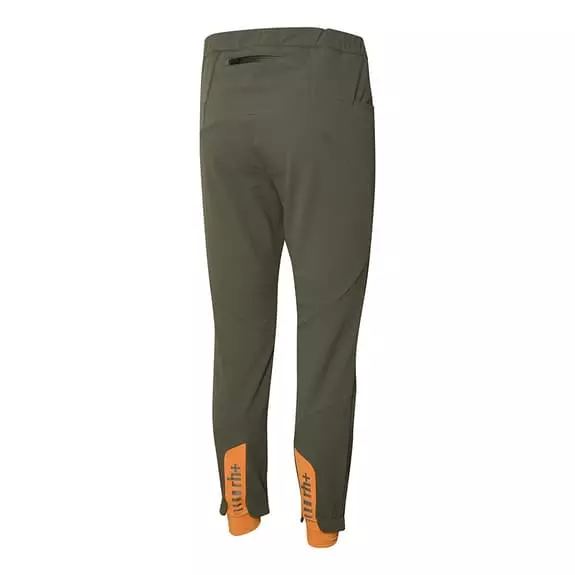 Pantaloni Lunghi Rh+ Evolution Senza Fondello Verde Scuro Arancione 2 Pantaloni Lunghi Rh+ Evolution Senza Fondello Verde Scuro Arancione - immagine 2