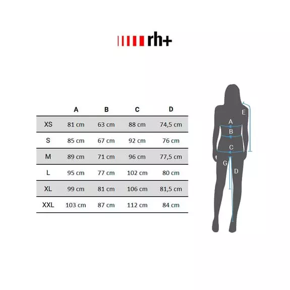 Maglia Rh+ Elite Evo Manica Corta Nero Grigio Scuro Donna 3 Maglia Rh+ Elite Evo Manica Corta Nero Grigio Scuro Donna - immagine 3