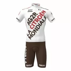 Rosti Completo AG2R Citroën Team 2022 Replica Marrone Bianco