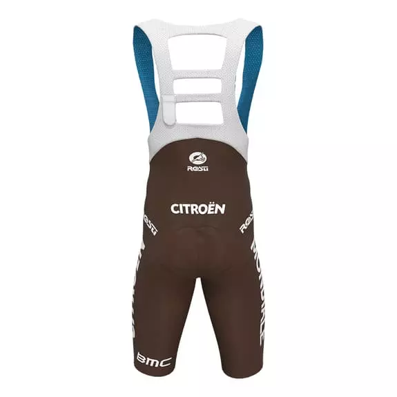 Rosti Salopette AG2R Citroën Team 2022 Race Official Marrone 2 Rosti Salopette AG2R Citroën Team 2022 Race Official Marrone - immagine 2