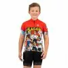 Maglia Sportful Super Peter Manica Corta Rosso Multicolor Bambini