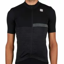 Maglia Sportful Giara Manica Corta Nero Grigio