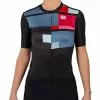 Maglia Sportful Idea Manica Corta Nero Multicolor Donna