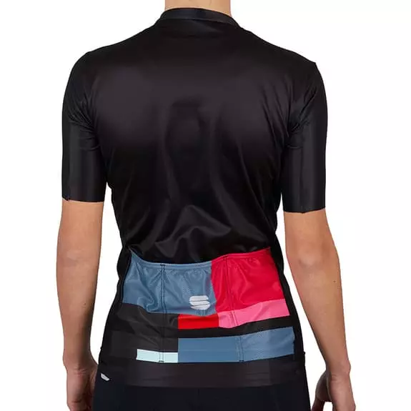Maglia Sportful Idea Manica Corta Nero Multicolor Donna 2 Maglia Sportful Idea Manica Corta Nero Multicolor Donna - immagine 2